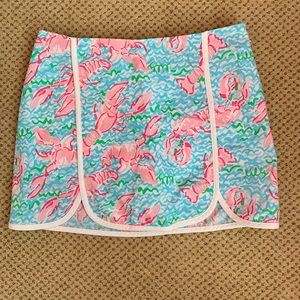 Lilly Pulitzer skort in Lobstah Roll
